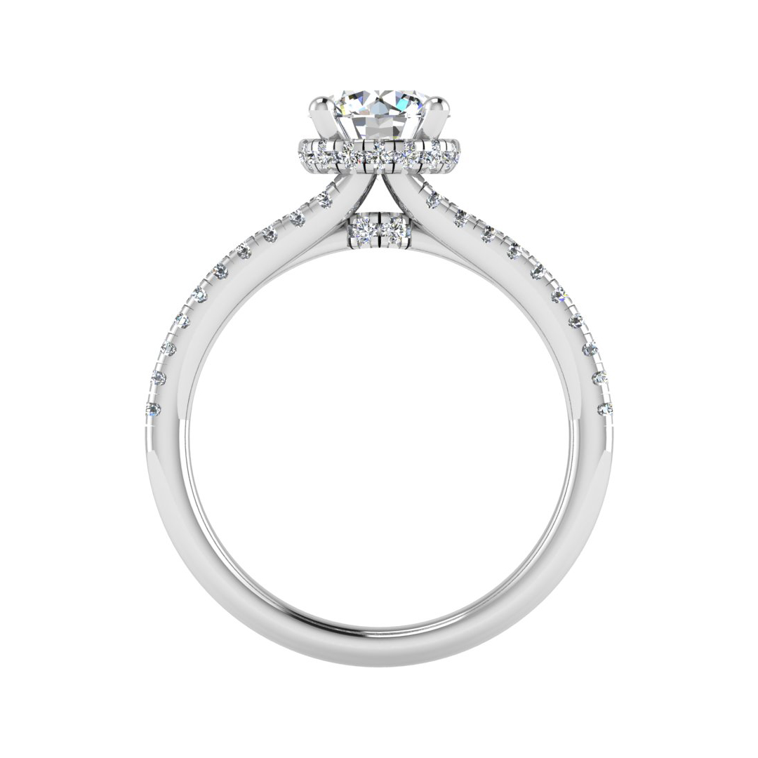 Collins Halo Engagement Ring